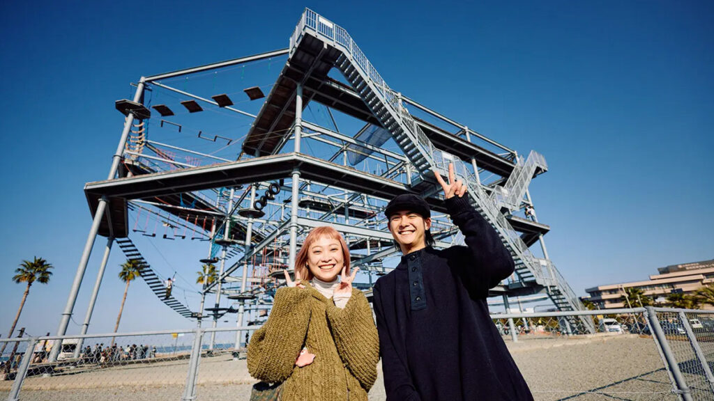 「恋人の聖地」の絶景ビーチ、アスレチック、BBQを満喫！SENNAN LONG PARK（泉南りんくう公園）で過ごす、最高の休日デート